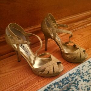 Sparkle Gold Heels